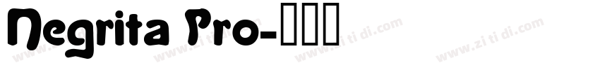 Negrita Pro字体转换